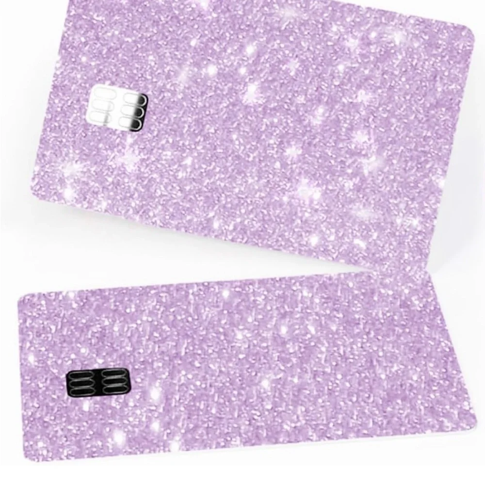 Credit card bling!  Black, charcoal, pink & silver! available!